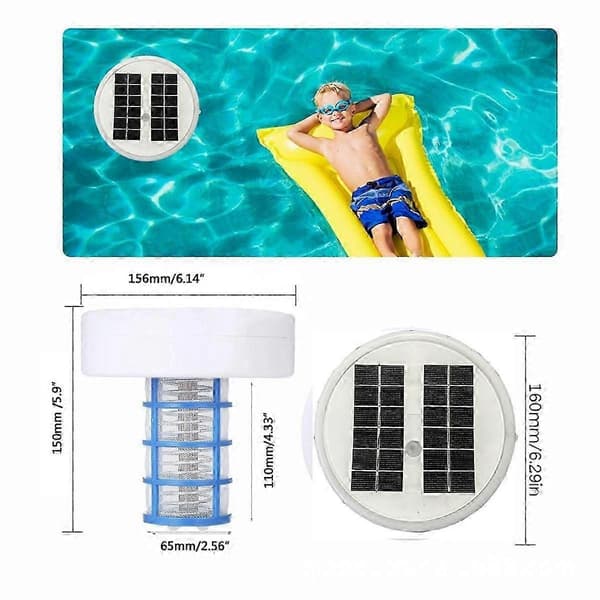 Solar Pool Ionizer, Kobber Pool Ioniseringsflyder