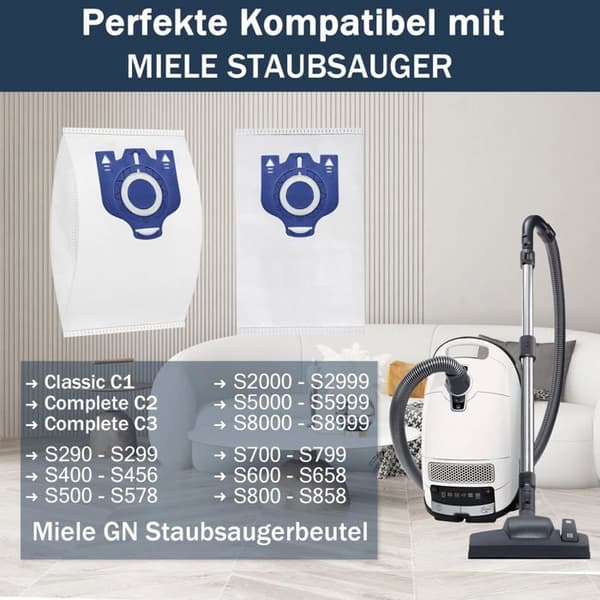 Universal støvsugerbørste - TANDE - Ø35 mm - Til Miele S1, S2, S4, S5, S6, S8 - C1-C3 (Compact/Complete/Classic)