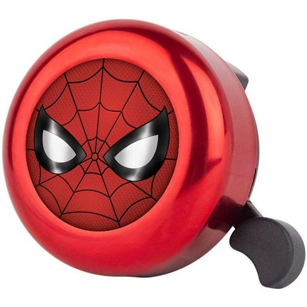 Barncykelklocka för pojkar småbarn aluminium cykel Spider Man(höger) Red