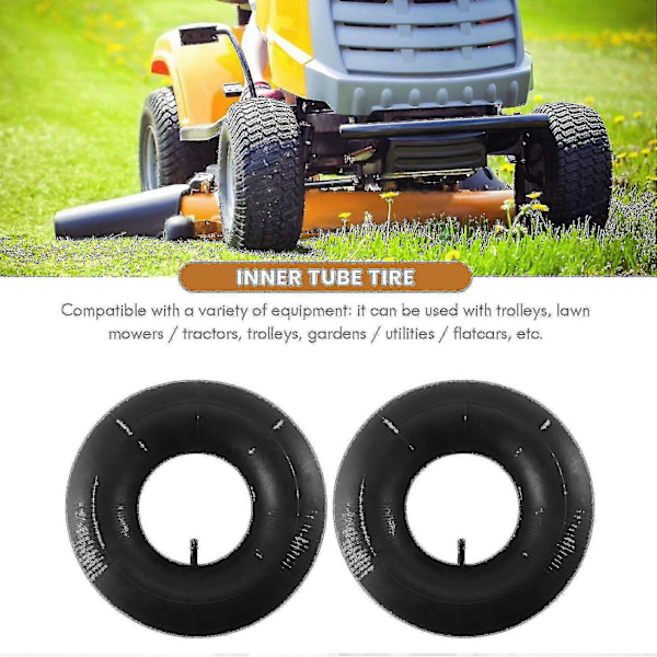Sett med to 15x6.00-6 slanger for plen dekk 15x6x6 Tr13 Plenklipper Traktor Dekk [db]