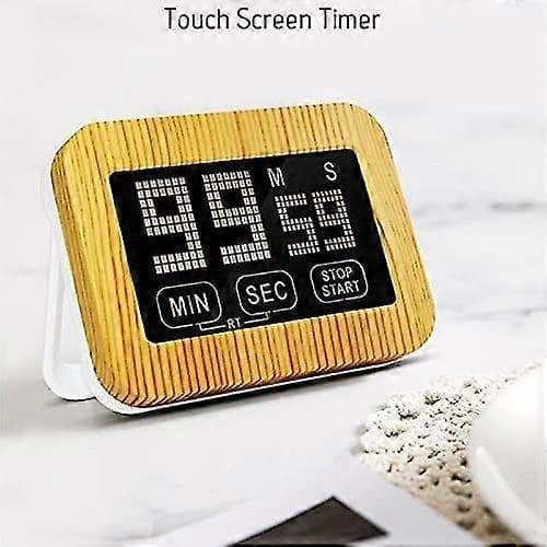 Køkkentimer, touchskærm, LCD digital, magnet