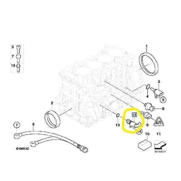 Motorhydraulisk ventillyftare oljetrycksregleringsventil 11417584990 för E81 E82 E88 E90 E92 E60 E61 F80 F83