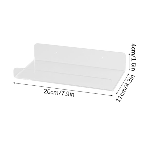 Wall shelf Speaker stand Acrylic Wall-mounted display shelf for B