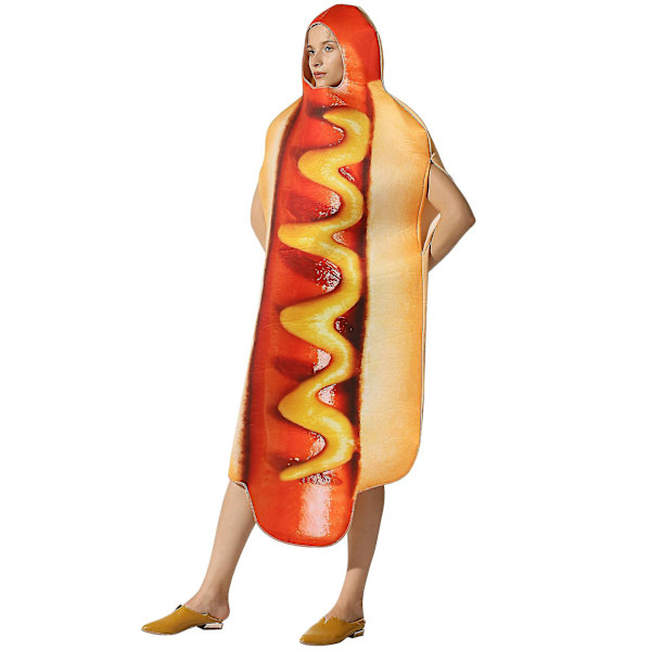 Pølse Kostume Halloween Dekoration Party Kostumer Cosplay Kostumer Scene Tøj Enkeltdelt Kostumer Rekvisitter