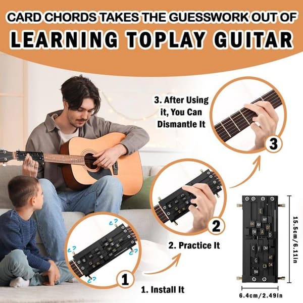 Gitarrstämskruvset, gitarrsträngpressare, gitarrsträngtränare, gitarrtillbehör