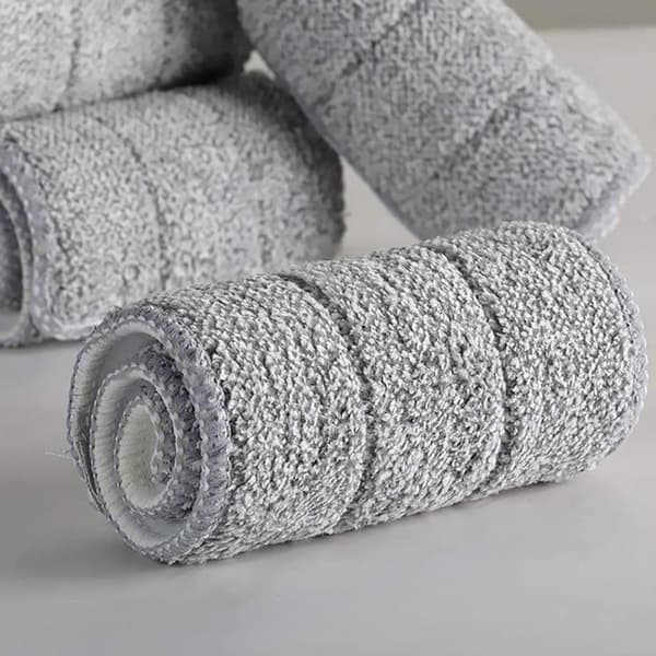 Mikrofiber Moppputer for Gulvmopper, Erstatningsrengjøringstrekk, Mopphode for Flatmopper, 33x12mm