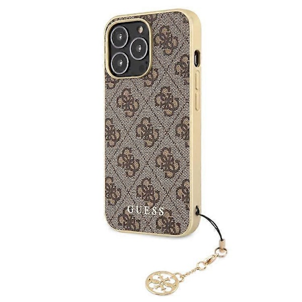 Guess 4G Charms Skal & Skydd för iPhone 13 Pro Max - Brun