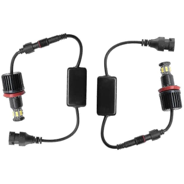 1 par 120w 12led bil Angel Eye Marker frontlykter for E82 E90 E92 E60 E61 E63 E89 X6 H8 høy kvalitet