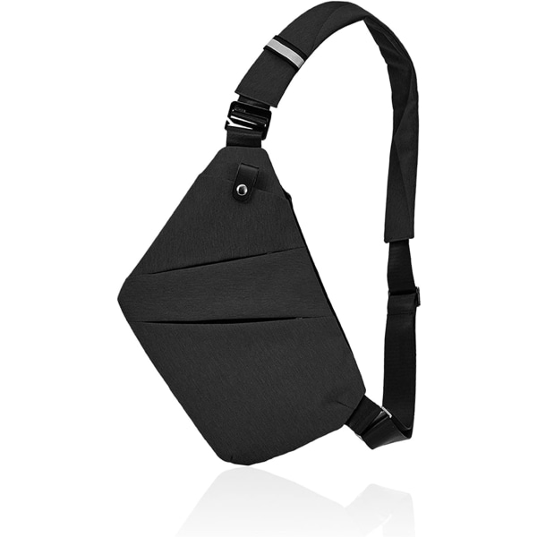 Multi Lomme Brystveske Menn Anti Tyveri Skulder Vesker Menn Sling Crossbody Skulder Veske Menn Liten For Utendørs Reise Fotturer Jogging