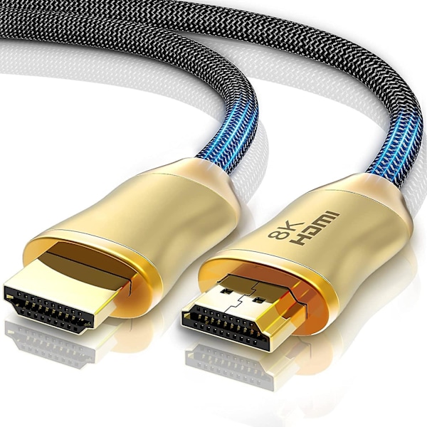 HDMI 2.1 8K 60Hz HD-ljud- och videokabel CO-HD801 2m