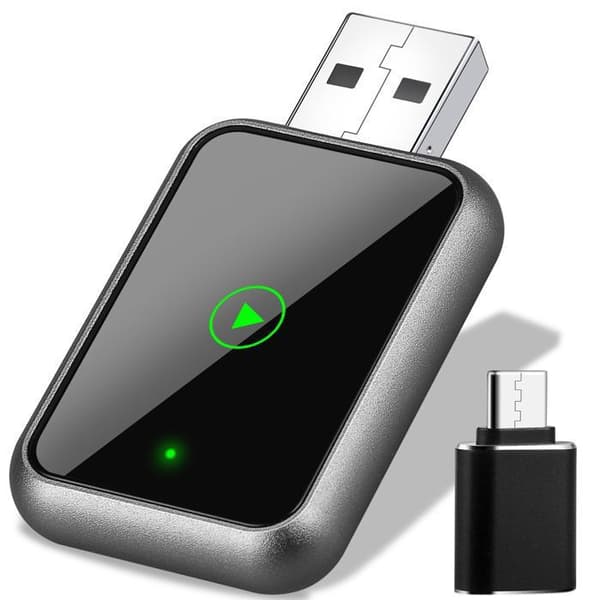 Carplay-adapter - INKINT - Trådlös - Bluetooth 5.3 - USB Typ-C - Plug and Play