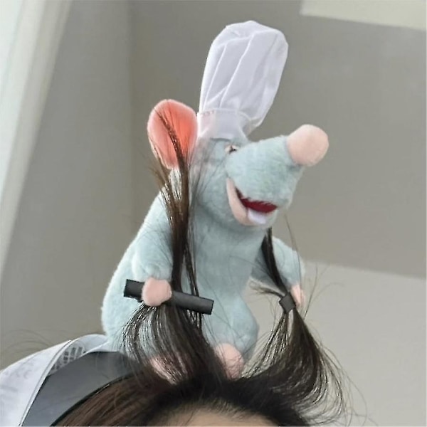 Ratatouille Kok Remy Mus Plys Legetøjs Hovedbøjle Halloween Cosplay Fest Prop Kvinder Piger Julefødselsdagsgave