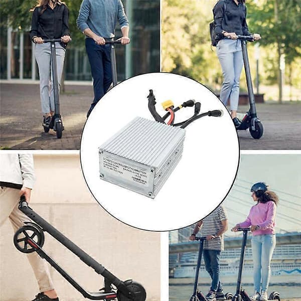 48V 50A Dual Drive Controller til G-Booster Integreret Dual Drive Controller El-løbehjul Tilbehør Silver