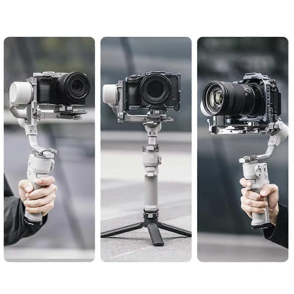 F38 Quick Release Plate Kit til RS4 Mini Stabilisator Gimbals til DSLR-kameraer Black