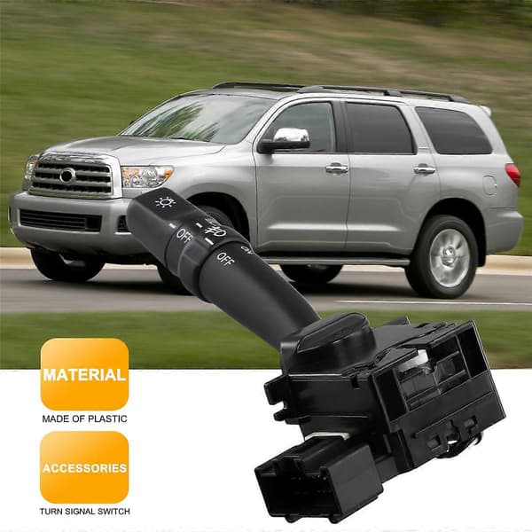Bryter for frontlykter, tåkelys og blinklys for 4Runner 2000-2009 for Sequoi 2001-2007 84140-14120 Black