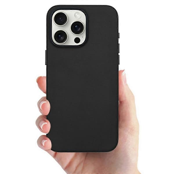 KZDOO for iPhone 16 Pro-deksel kompatibelt med MagSafe PU+PC støtsikkert mobildeksel - Titanium Grey