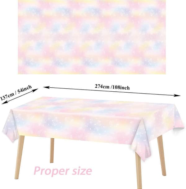 3-pack regnbågsduk med gradient