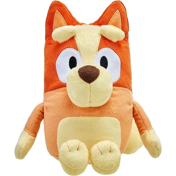 Bluey Bingo Stor 30cm Talende Lyd Plys: Officiel Samlefigur Cozy Jumbo Blød Legetøj Bingo