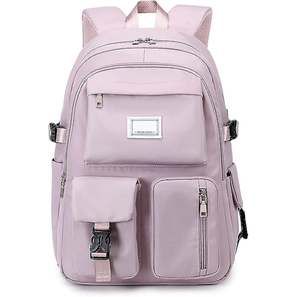 School Bags for Girls Large Capacity Backpack High School Multi-Pocket Backpack Waterproof School Backpack