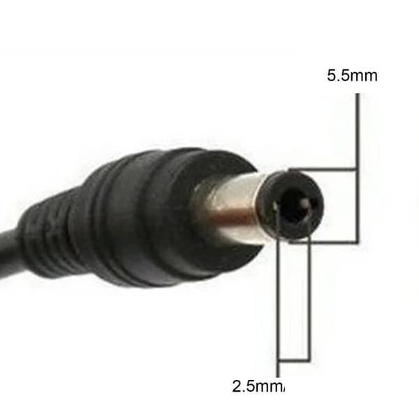 Universal opladeradapter - SOURCING MAP - 15V 2A - EU-stik - 5.5mm*2.5mm stik - Sort