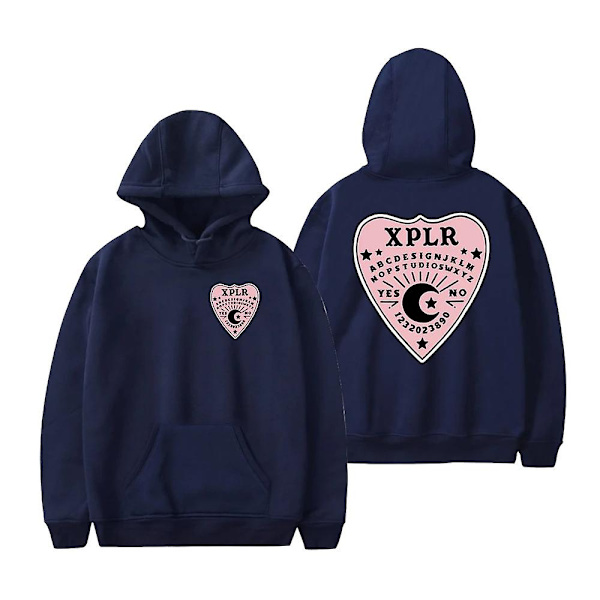 Sam And Colby Xplr Ouija Hættetrøje Sweatshirt Kvinder[HK] grå grey M