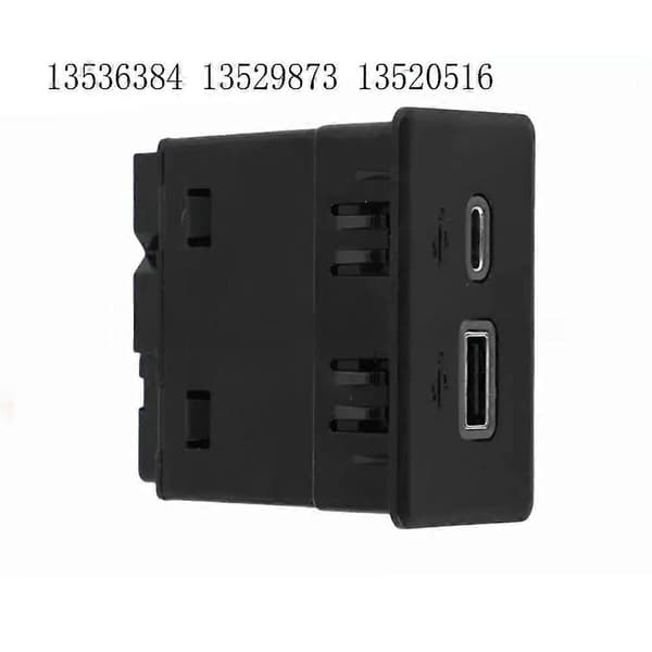 13536384 USB Type-C Interface USB-stik til Cadillac XTS XT4 13529873 13520516 Black