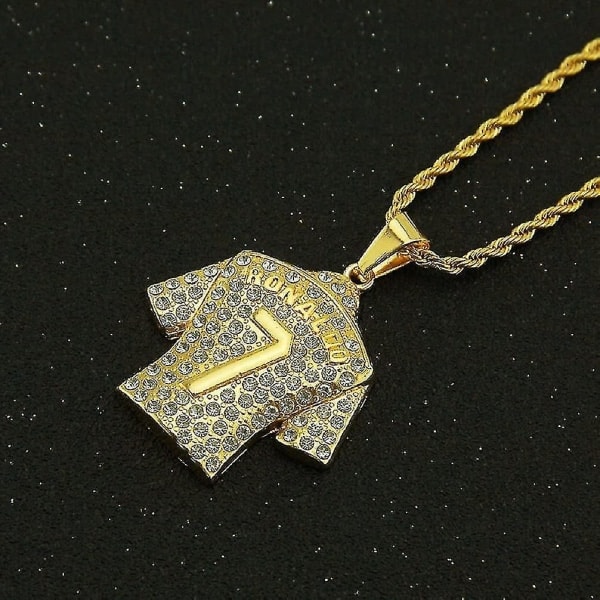 Fotbollströja Halsband för Män, Hip Hop Ronaldo Nr 7 Halsband