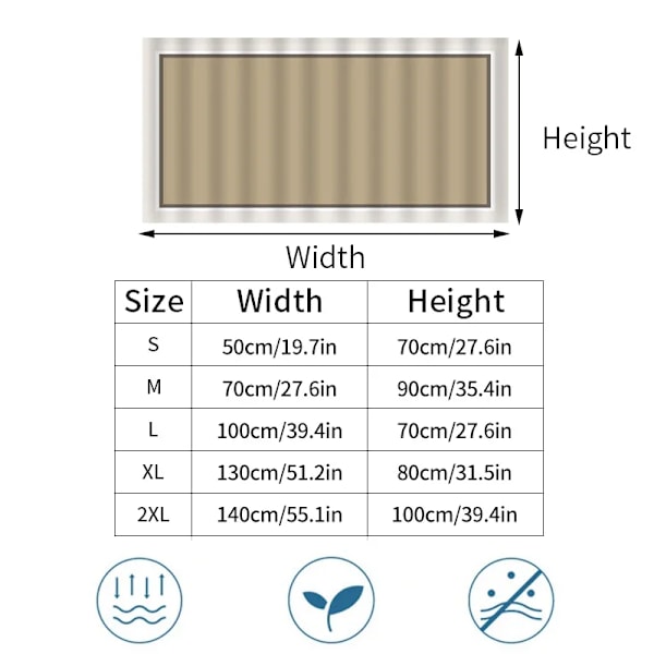 Itsekiinnittyvä kaappiverho Kotitalous Kalusteet Lyhyet verhot Yksinkertainen tyyli Keittiön kaappiverho Pölytiivis Puolilyhyt Cabinet curtains S7 W100 x H70cm