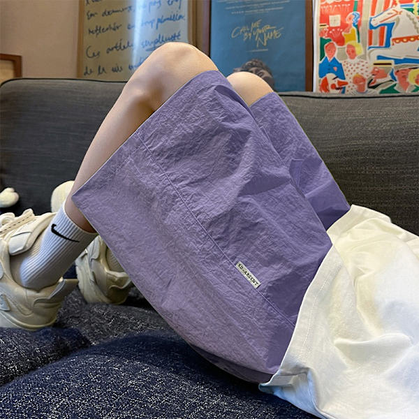 Snabbtorkande Shorts Mäns 2024 Populär Sommar Utomhus Amerikanska Sport Femte Byxor Lös Plus Storlek Pirate Short S Blue XXL