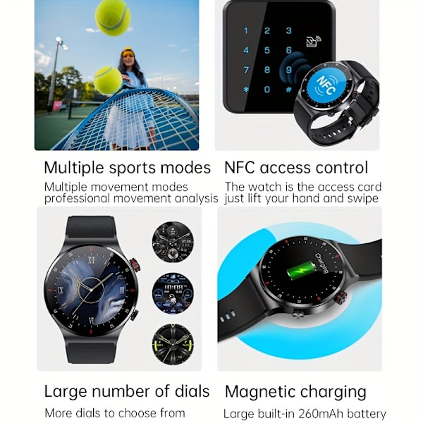 2023 New BT Call Smart Watch Men ECG PPG Full Touch Screen Sports Fitness Watch r l mplig f r Android Ios Smart Watch