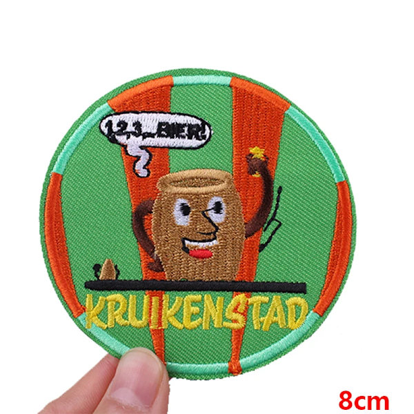 Netherland Kruikenstad Karneval Emblem Broderet Mærker Til Tøj DIY Stryge-På Mærker Til Tøj Festligheder Gave Badge PE11356CT