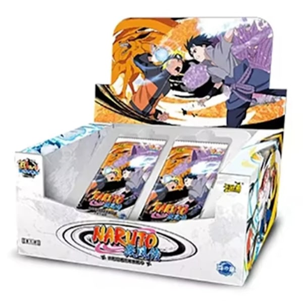 KAYOU Äkta Naruto Kort Komplett Samling Serie Samlingskort Fight Chapter Pro Chapter Barnleksaksspelkort Present 1 BOX