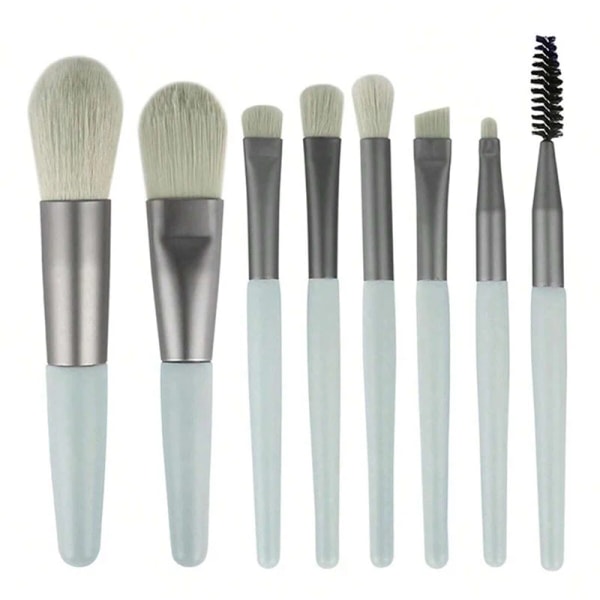 8st Makeup Brush Set Makeup Concealer Brush Blush Loose Powder Brush Eye Shadow Highlighter Foundation Brush Skönhetsverktyg 01