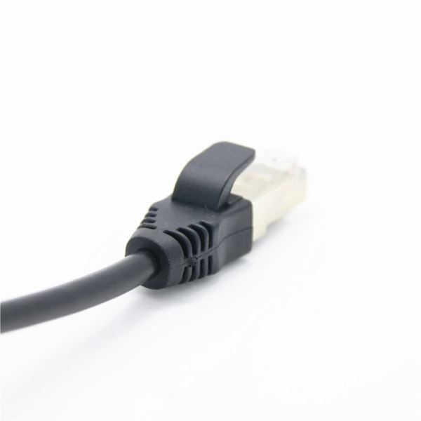 Câble RJ45 mâle vers femelle avec vis pour montage sur panneau, pour réseaux Ethernet LAN, 100/60/ 30cm