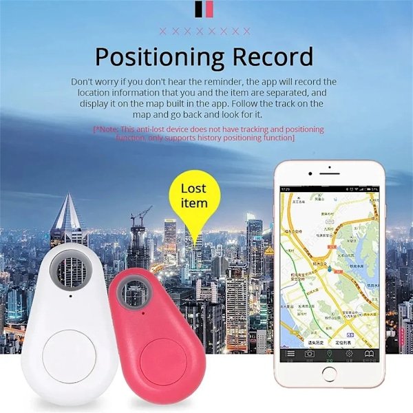 GPS-paikannin Mini Fashion Smart Pets Anti Lost Alarm Langaton Lapsen Laukku Avain Etsijä Paikannin Muistutus Selfie Suljin Ohjaus green