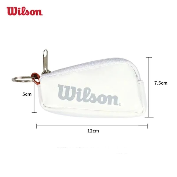 Wilson 2024 Mini Nyckelväska French Open Vit Handhållen Mini Tennis Nyckelpaket Kollektion Utsökt Nyckelring Förvaringsväska Mini keybag-Blue