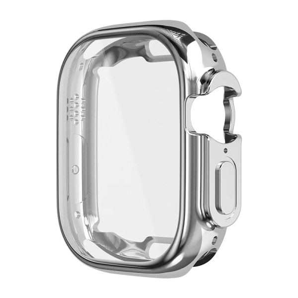 2Pack Rem för Apple Watch band Ultra 49mm 44MM 40MM 45mm armband urband Skärmskydd Apple Watch Series 3 4 5 6 SE 7 8 Silver 41mm Series 7 8