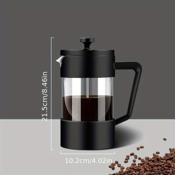 Brygg utsökt kaffe hemma med denna 1st kaffebryggare - 350/600/1000 ml kapacitet! 1000ML