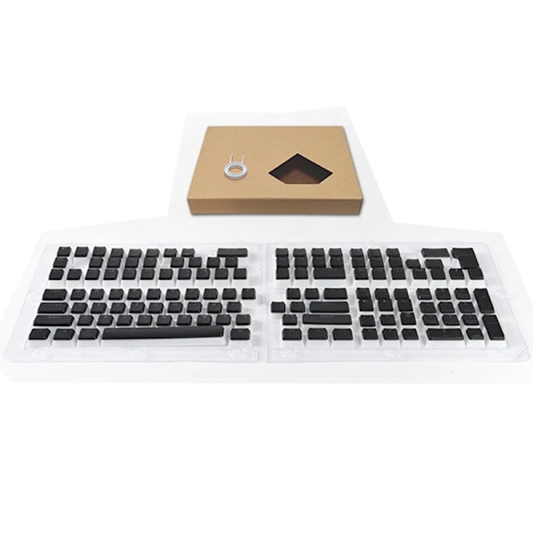 104/129 Nycklar Pbt Pudding Keycap Två-Färgad Insprutning Oem-Profil Genomskinliga Spelare Mekaniska Tangentbord Tangentkapslar För Körsbär Mx PUD-23 129 Keys