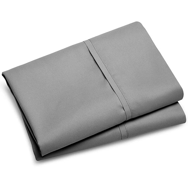 1 kpl kirjekuoren muotoinen tyynyliina pehmeälle tyynylle, monikokoinen vakiokoko / queen / king / runko Dark Gray 1pc 20x54inch (51x140cm)