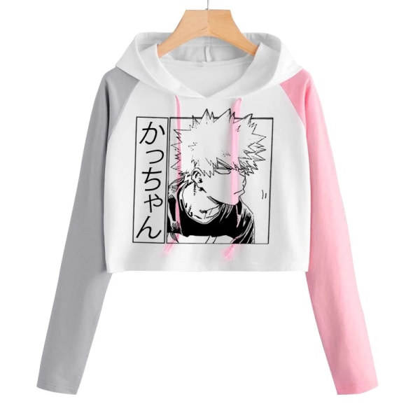 My Hero Academia Anime Cosplay Todoroki Hoodie Dam Boku No Hero Academia Streetwear Bakugo Himiko Toga Manga Sweatshirt Kvinna 16513 XXL