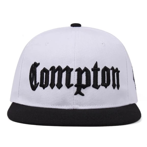 2021 ny COMPTON CAP Streetdance Gangster snapback hatt hip hop Huvudbonader För män kvinnor vuxen utomhus casual sol cap white
