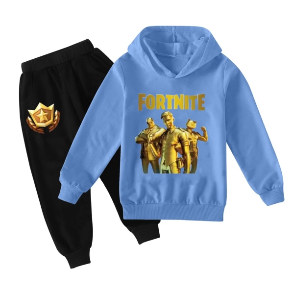 Battle Royale Kläder Kostym Barn Pullover Luvtröja Träningsoverall Spel Anime Pojkar Tjej Kläder Höst Barn Luvtröjor Byxor Kostym as pictures 110cm