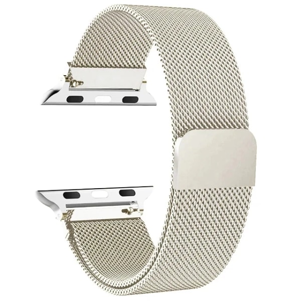 Milanese Loop för apple watch Band 44mm Ultra 2 49mm 45mm 41mm 40mm Metallarmband för apple watch Remserie 9 8 7 6 5 4 SE Starlight 31 38mm 40mm 41mm