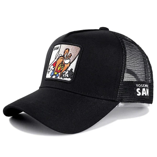 Høj kvalitet mærke anime tegneserie snapback bomuld baseball cap mænd kvinder hip hop far mesh hat trucker hat dropshipping SAM 55cm-60cm