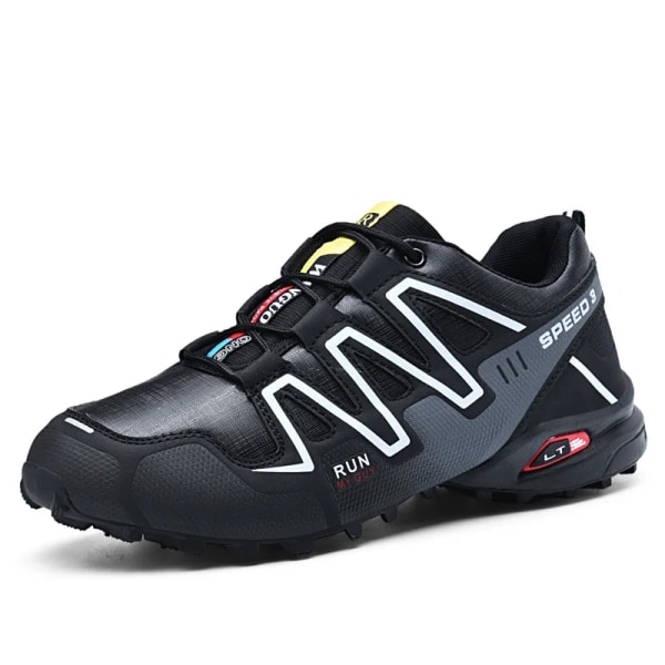 Vandringsskor för män Lyxiga utomhussneakers Vinter 2023 Basic Casual Shoes Plus Size 46 47 Klassisk design Promenadskor black 46