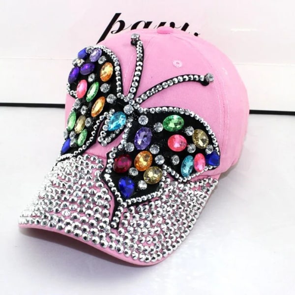 En Unisex Trend USA Lettered Rhinestone Mångsidig Baseball Cap