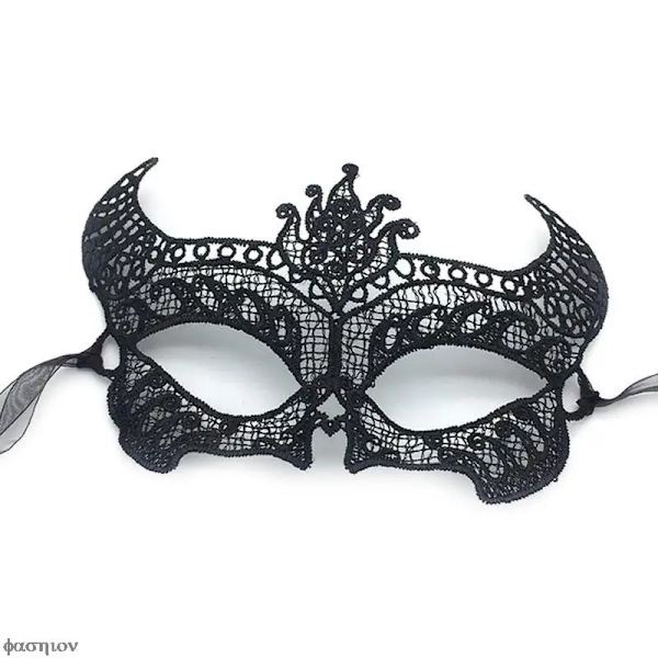 Halloween Mask Sexiga Spets Velvet Material Mask Party Kostym Masquerade Mask Unisex Halloween Gåvor Black Eye Mase Cosplay- Name FAC2287NJ