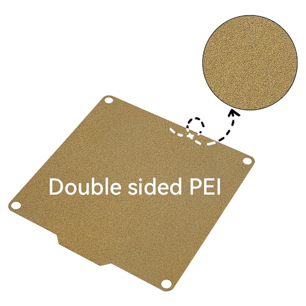 For Easythreed K7 K9 Byggepladestruktur Pei Fjedderstål 120X120mm Dobbeltsidet Pei Med Magnetisk Base Til Mini 3D-Printer Black PEI no base 120x120mm