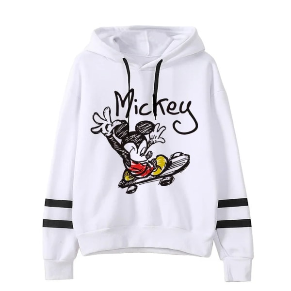 Sweatshirts Ny Y2k 90-tal Kawaii Tecknad Anime Sweatshirt Minnie Mouse Luvtröja Kläder Flicka Pojke Musse Hoody Topp Huvtröjor 5024 S